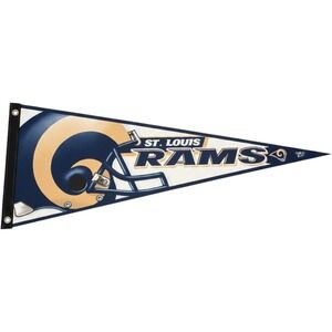 WinCraft St Louis Rams Vintage NFL Felt Pennant Banner Made in USA 12x30